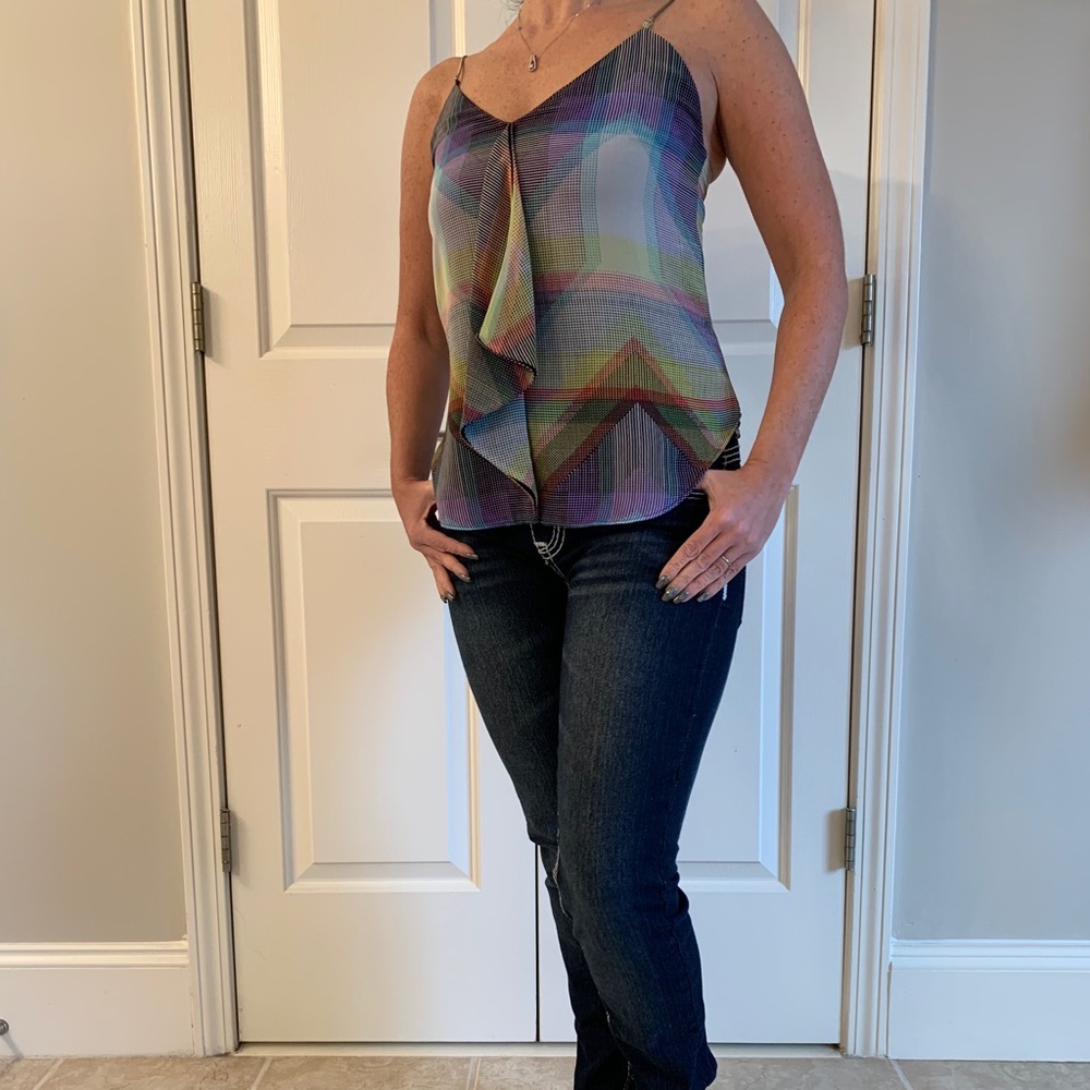Rachel Roy multi colored top